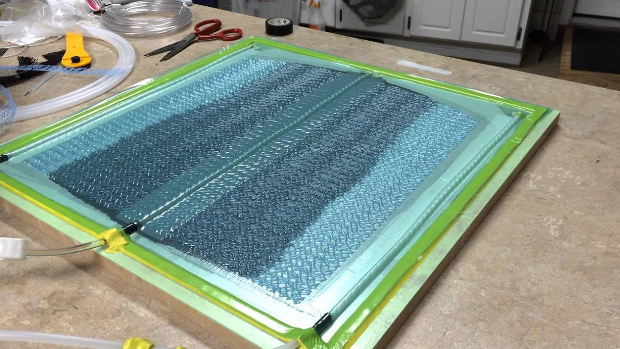vacuum resin introduction process